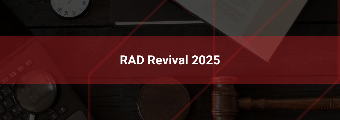RAD Revival 2025 event banner featuring the title "RAD Revival 2025" against a dark background, promoting the nostalgic car show celebrating 1980s and 1990s culture in Louisville.